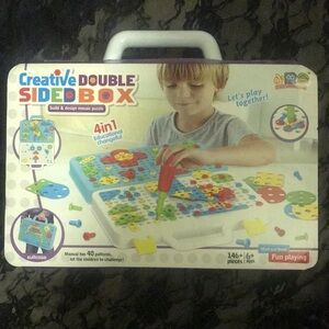 Creative Double side box mosaic puzzle